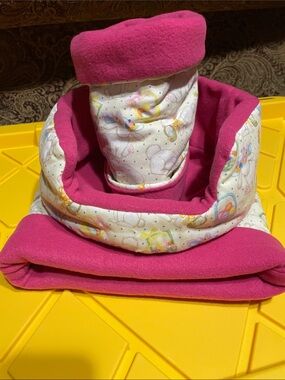 Bunny print cuddle cup for small pets